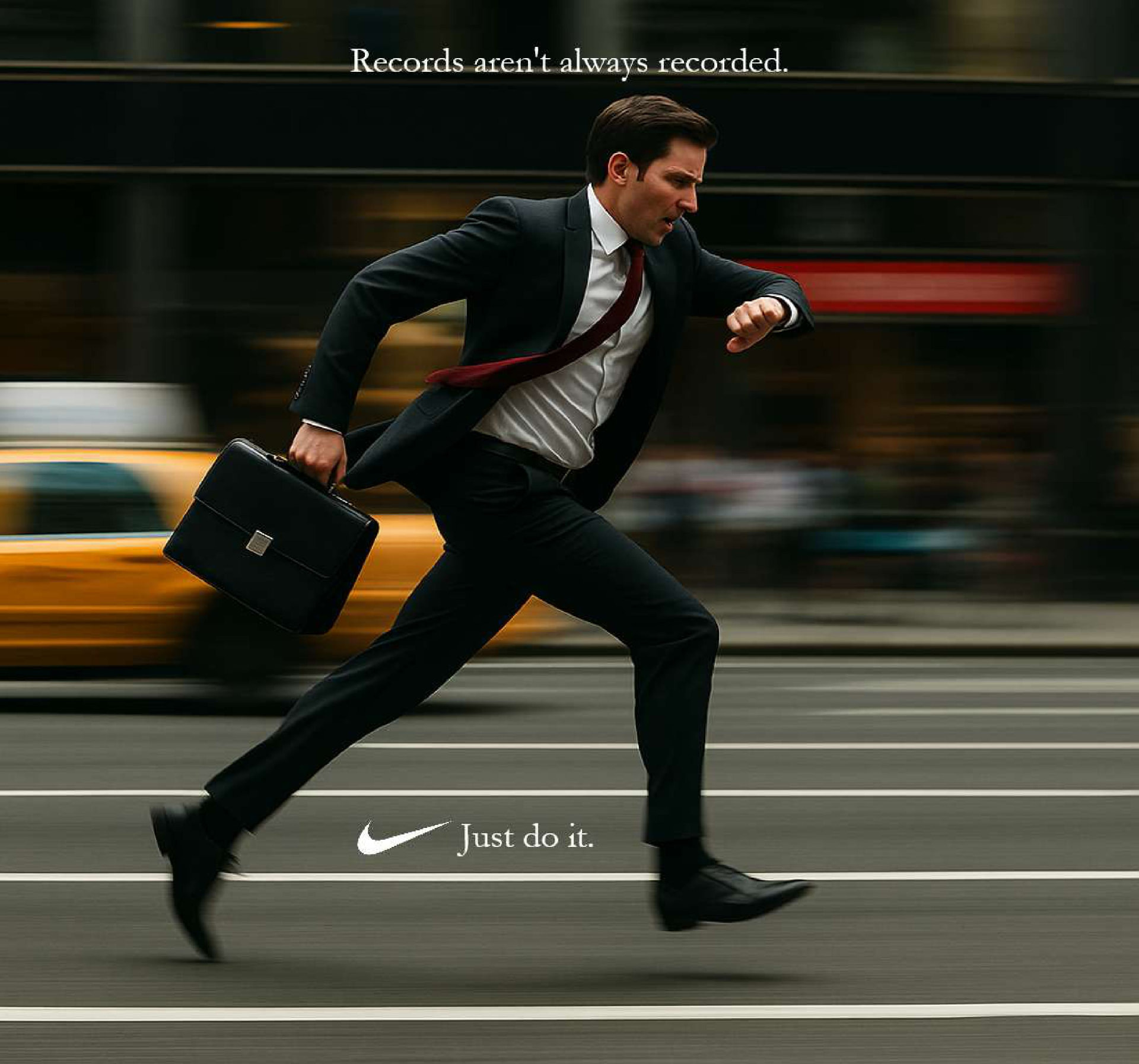 Nike-annons: Records aren’t always recorded