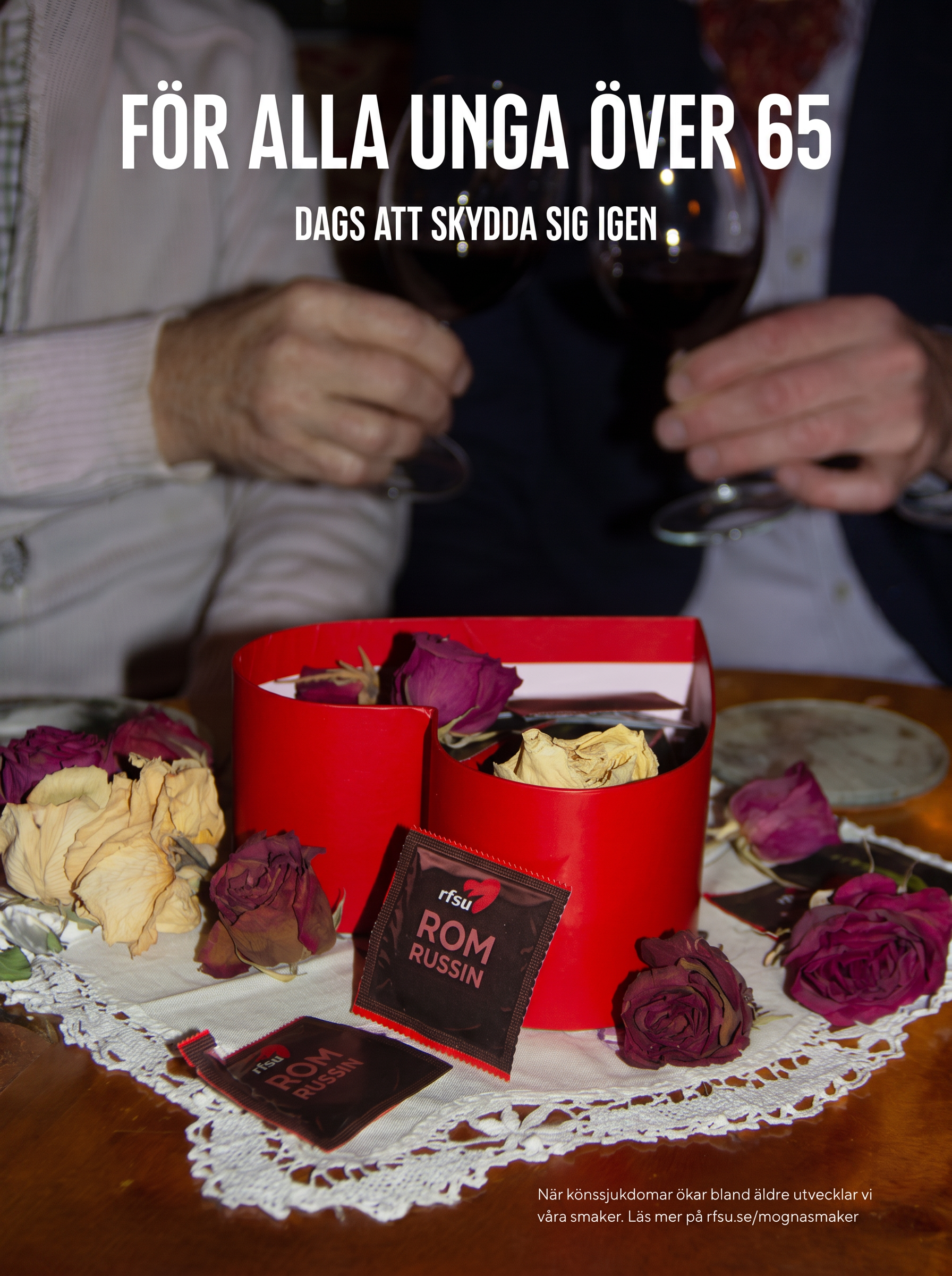 RFSU-affisch: För alla unga över 65